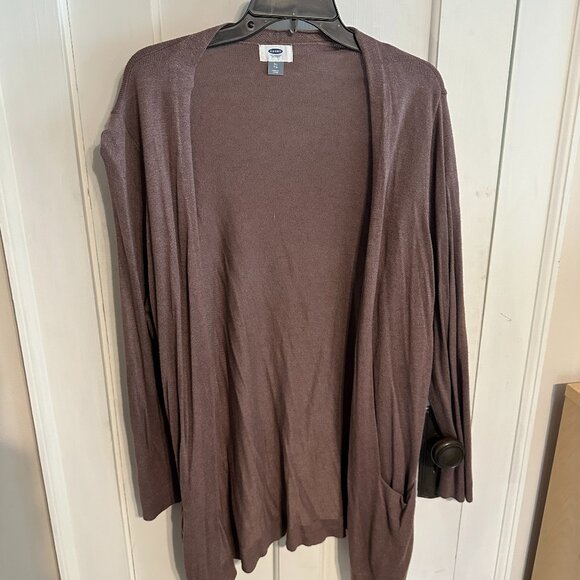 | Old Navy | Open Front Mauve Cardigan - Picture 1 of 7